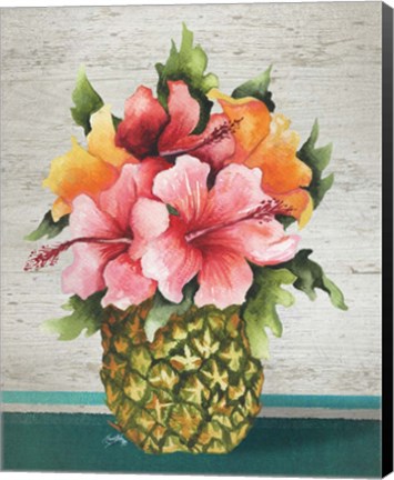 Framed Tropical Bouquet Print