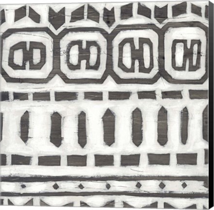 Framed Tribal Textile III Print