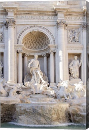 Framed Trevi Fountain in Afternoon Light I Print