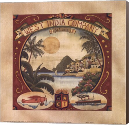 Framed West India Print