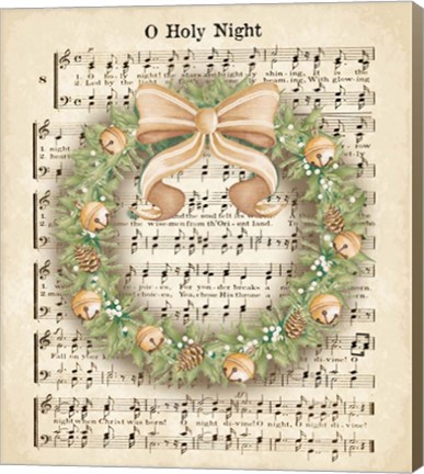 Framed Christmas Carol Holly II Print