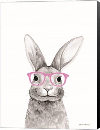 Framed Smart Rabbit Print