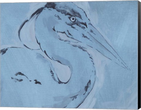 Framed James River Heron I Print