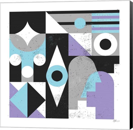Framed Abstract Eyes Print