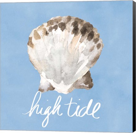 Framed High Tide Shell Print