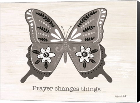 Framed Prayer Butterfly Print