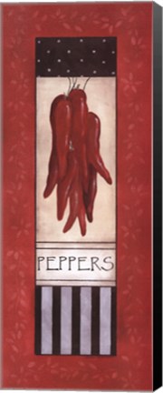 Framed Peppers Print