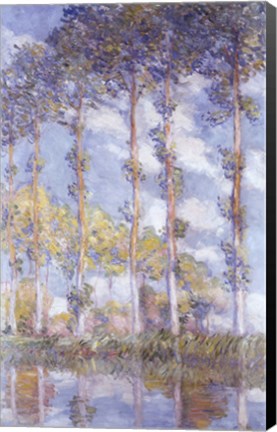 Framed Poplars, 1881 Print