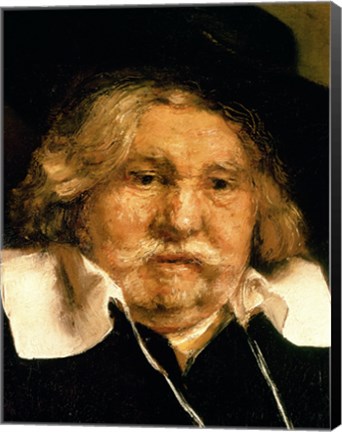 Framed Detail of a Portrait of an old man, 1667 Print