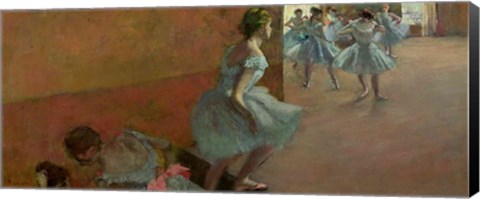 Framed Dancers Ascending a Staircase Print