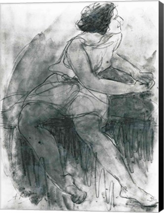 Framed Isadora Duncan Print