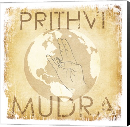 Framed Prithvi Mudra (The World) Print