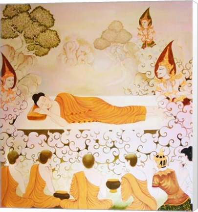 Framed Buddhist Temple Print