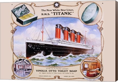 Framed R.M.S. Titanic Print