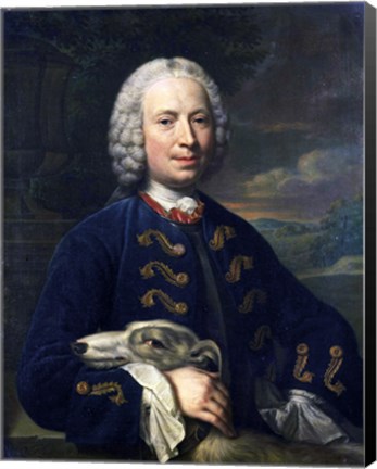 Framed Portrait of Coenraad Van Heemskerck Print