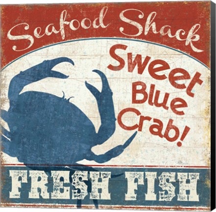 Framed Fresh Seafood II Print