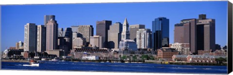Framed Skyline, Cityscape, Boston, Massachusetts, USA, Print