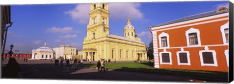 Framed Low angle view of a cathedral, Peter and Paul Cathedral, Peter and Paul Fortress, St. Petersburg, Russia Print