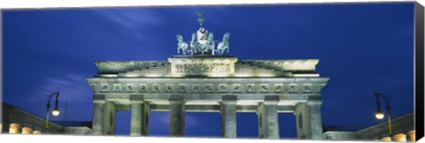 Framed High section view of a gate, Brandenburg Gate, Berlin, Germany Print
