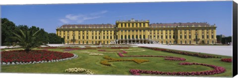 Framed Facade of a building, Schonbrunn Palace, Vienna, Austria Print