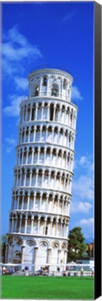 Framed Tower Of Pisa, Tuscany, Italy Print