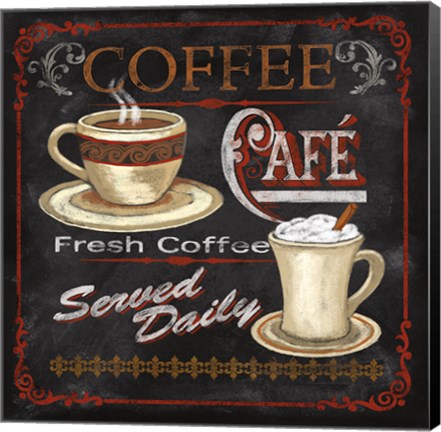 Framed Coffee Cafe Print