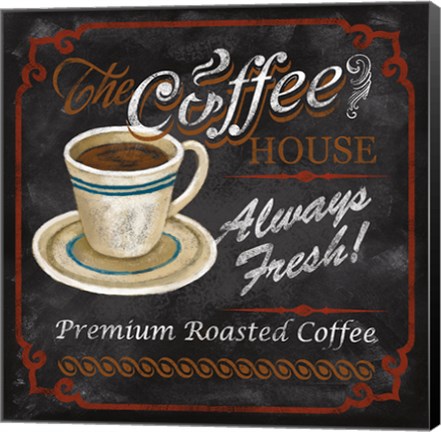 Framed Coffee House Print