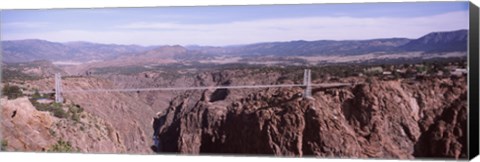 Framed Royal Gorge Suspension Bridge, Colorado, USA Print