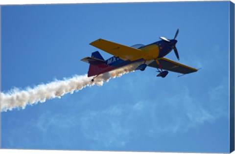Framed MX2 aerobatic aircraft airshow Print