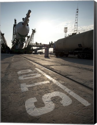Framed Soyuz Rocket Print