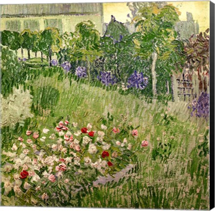 Framed Daubigny&#39;s garden, 1890 Print