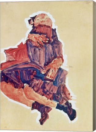 Framed Sleeping Child, 1910 Print