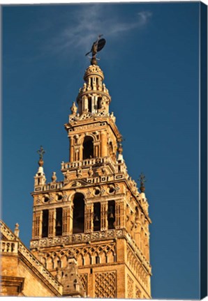 Framed Cathedral And Giralda Tower, Seville, Spain Print