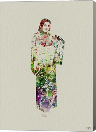 Framed Kimono Dancer 5 Print