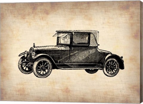 Framed Classic Old Car 3 Print
