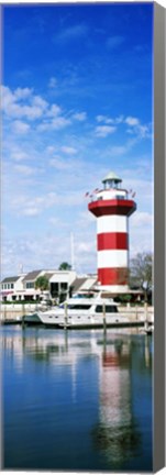 Framed Harbour Town Lighthouse, Hilton Head Island, South Carolina Print