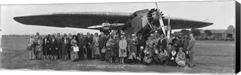 Framed Amelia Earhart, Washington DC Print