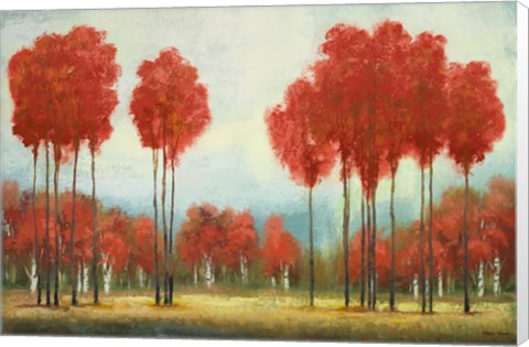 Framed Autumn Reds Print