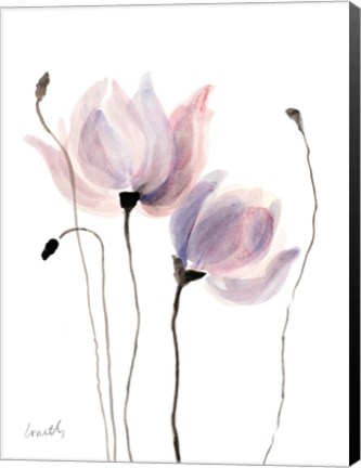 Framed Floral Sway I Print