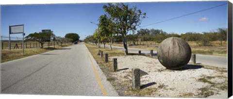 Framed Prehistoric Stone Balls -A Mystery, Costa Rica Print