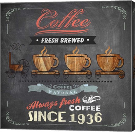 Framed Coffee Board II Print