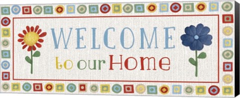 Framed Welcome to our Home Print