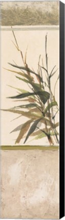 Framed Scrolled Textural Grass III Print