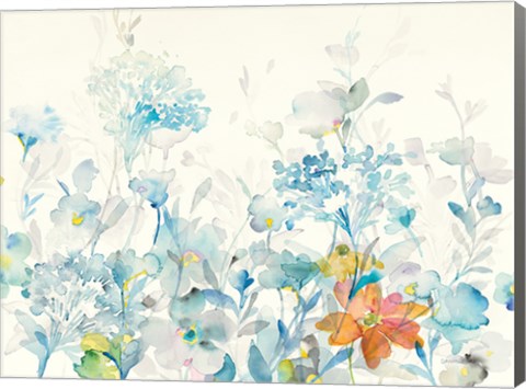 Framed Translucent Florals Print
