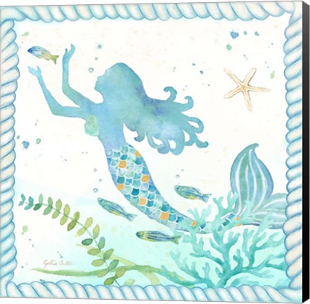 Framed Mermaid Dreams IV Print