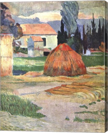 Framed Landscape in Brittany, 1888 Print