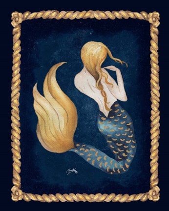 Framed Mermaid Dreams Print