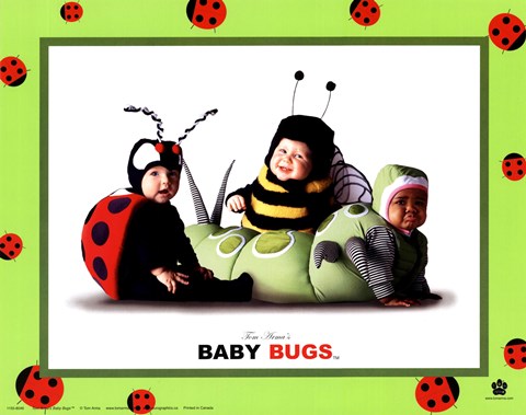 Framed Baby Bugs Print