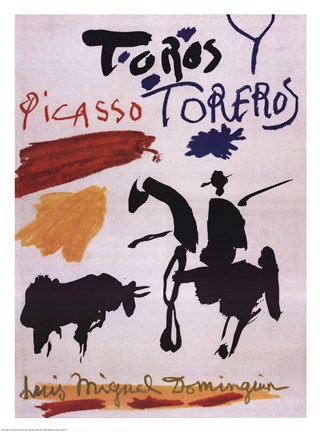 Framed Toros Y Toreros Print