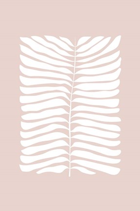 Framed Leaf Pattern Print